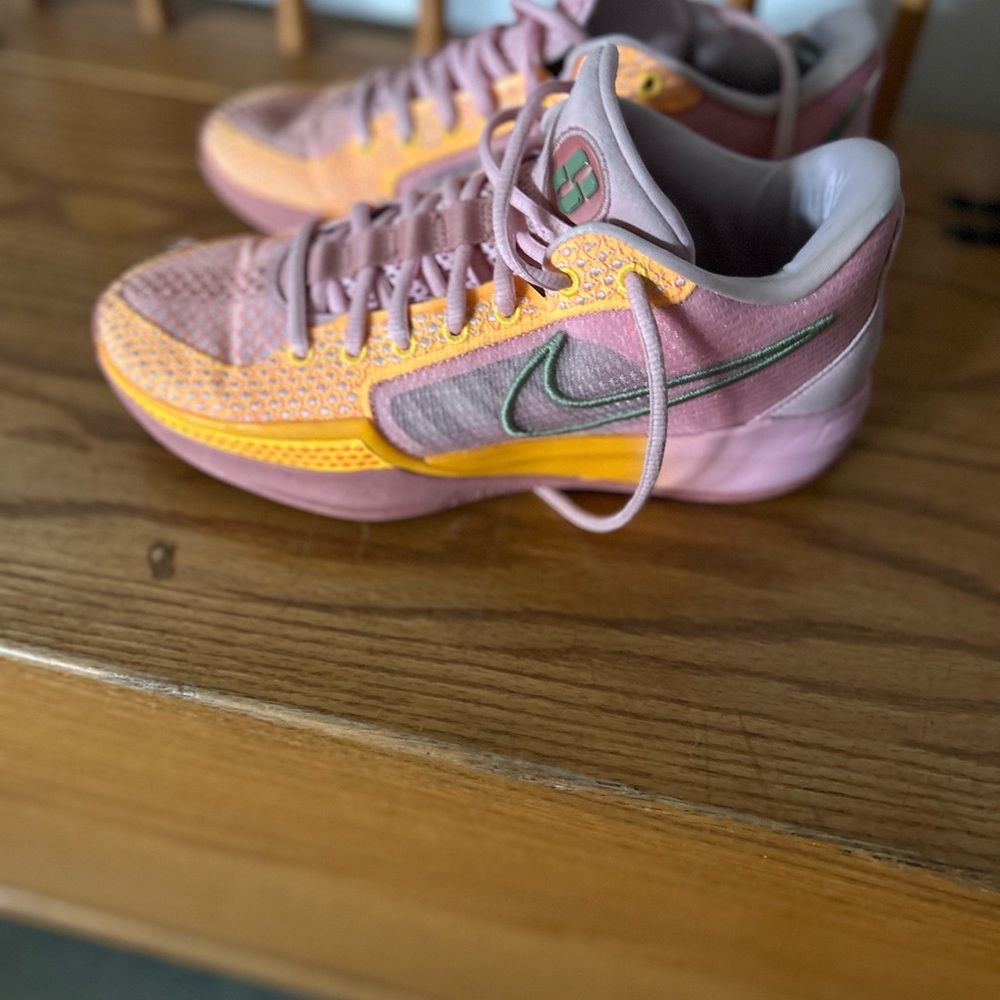 Nike Pink and Orange Sabrina shoes